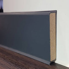 Перваз MDF, CUBU FLEX LIFE CUBU HDF - Черен, 100 мм на Doelken от ЕРКАДО