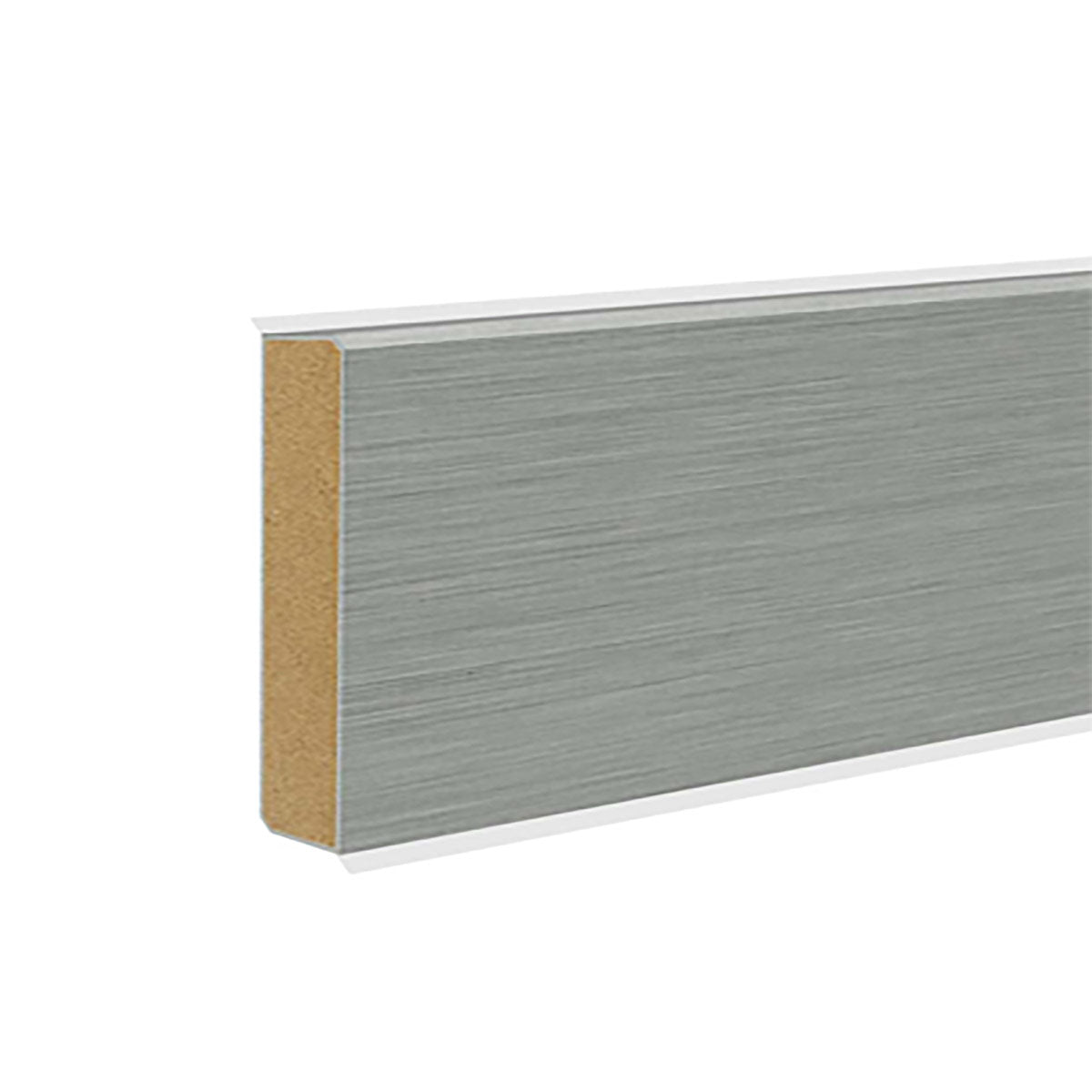 Перваз MDF, CUBU FLEX LIFE CUBU HDF - Платина, 80 мм на Doelken от ЕРКАДО
