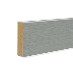 Перваз MDF, CUBU FLEX LIFE CUBU HDF - Платина, 80 мм на Doelken от ЕРКАДО